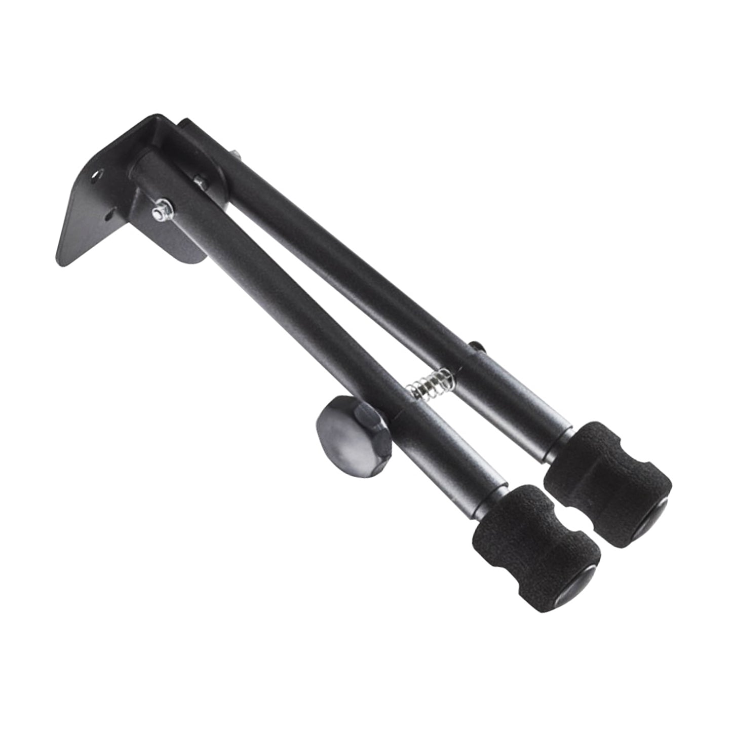 Support mural pliable vélo / trottinette noir avec mousse pride par tige de selle vélo ou axe direction pour trottinette