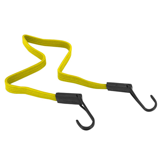 MasterLock Flat Double Wire Hook Bungee Cord for Bikes 100cm Yellow 40kg