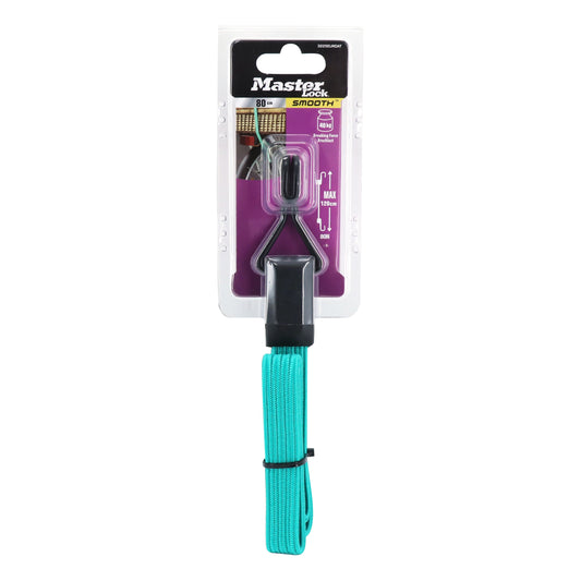 Bungee Cord MasterLock Flat Double Wire Hooks 80cm Green 40kg