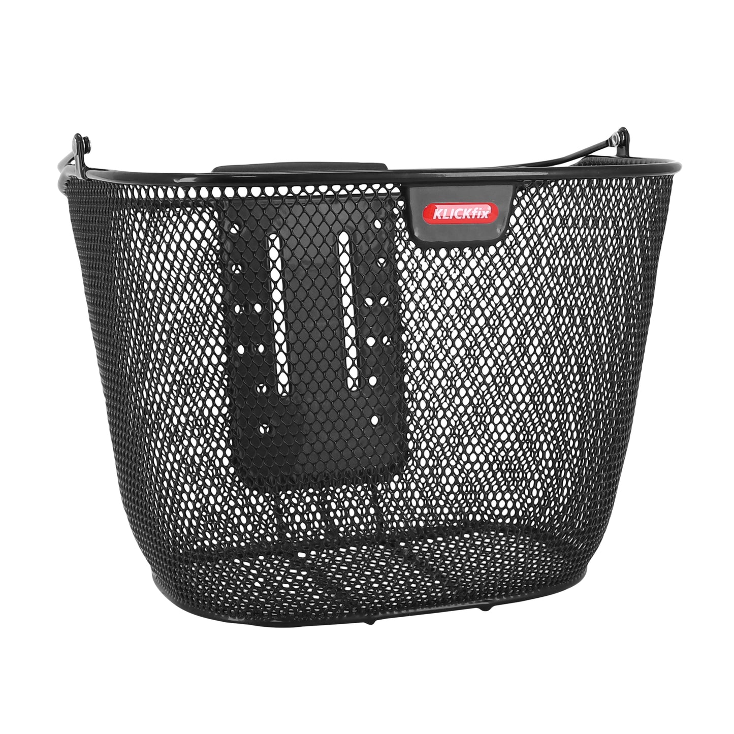 Klickfix 18L steel front basket with handle