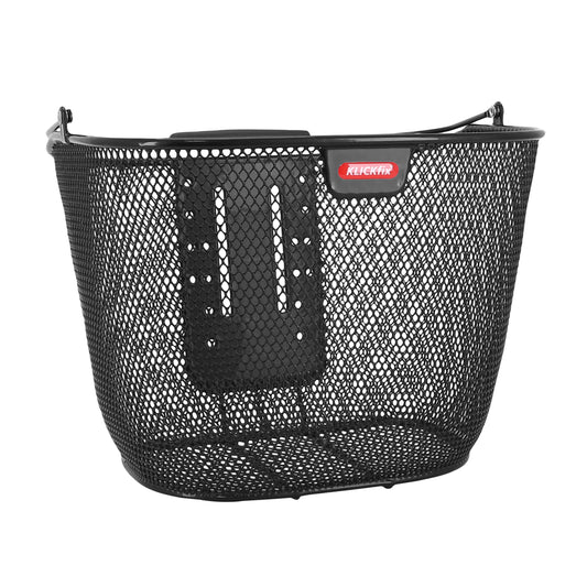Klickfix 18L steel front basket with handle