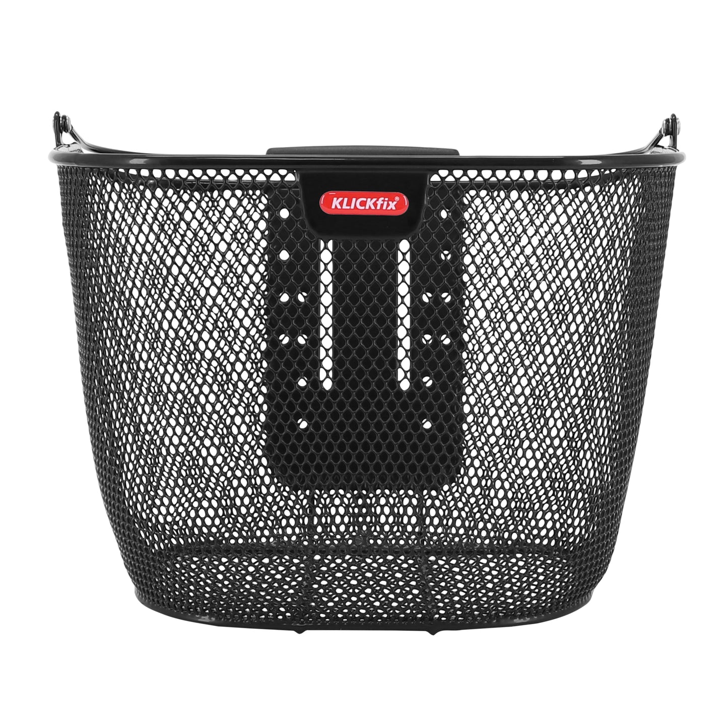 Klickfix 18L steel front basket with handle