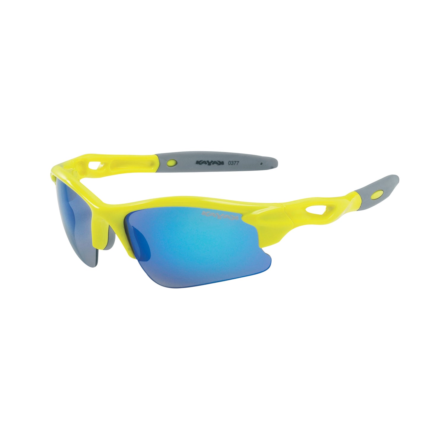 Lunettes vélo enfant Gist Skate jaune fluo 2 verres