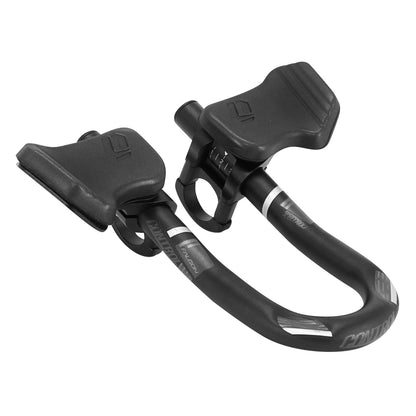 Prolongateur de Cintre Controltech en u contre la montre 31,8 alu noir mat avec repose bras