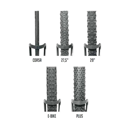 Support vélo Officine Parolin Stabilus route/VTT gris