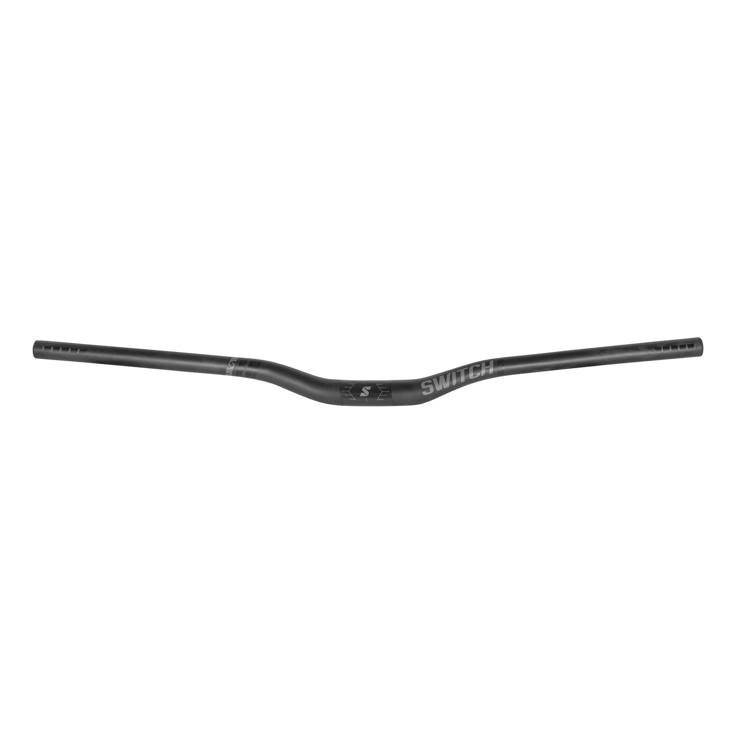 Switch scrub carbon MTB half rise handlebar 31.8mm L780mm (25mm rise, 205g weight.)