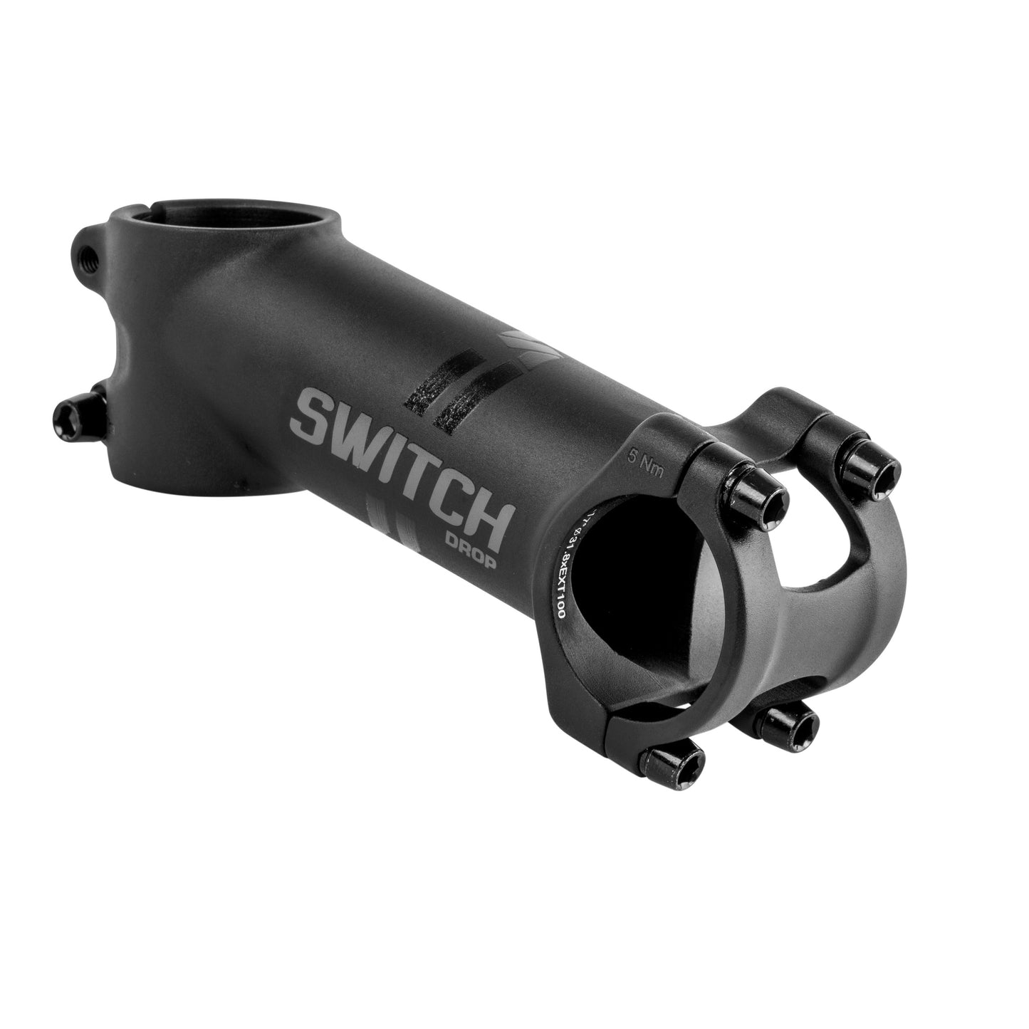Potence VTT Switch Drop noire pour cintre 31,8 angle -17° L100