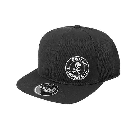Black Switch cap with black skull