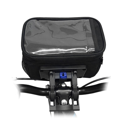Black handlebar bag with clip for 31.8, 19x10x17cm (LxWxH)