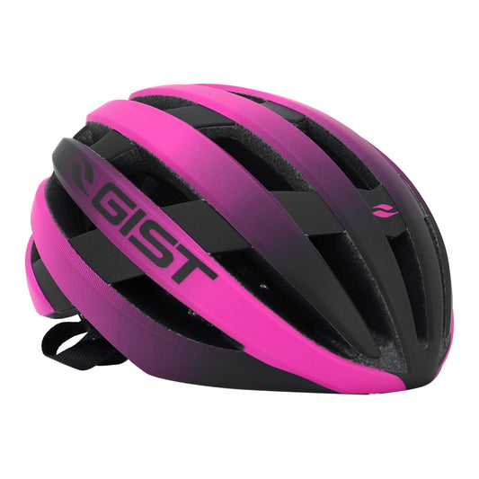 Gist Road Revol Pink-Black Women's and Junior Full In-Mold Adult Cycling Helmet