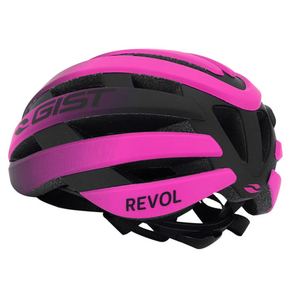 Gist Road Revol Pink-Black Women's and Junior Full In-Mold Adult Cycling Helmet