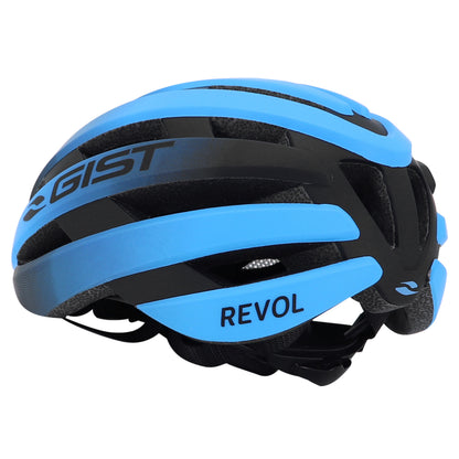 Gist Route Revol Adult Cycling Helmet Blue-Black Women and Junior Full In-Mold