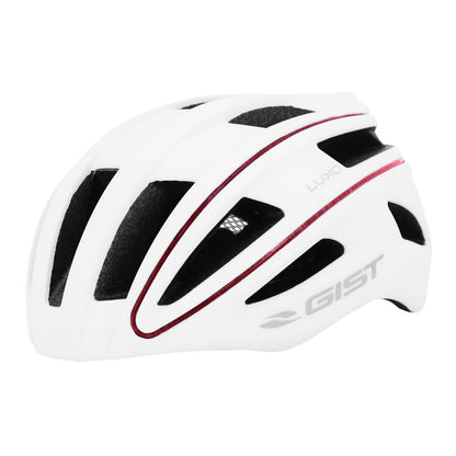 Casque vélo adulte Gist urbain luxo blanc in-mold avec éclairage USB 360°