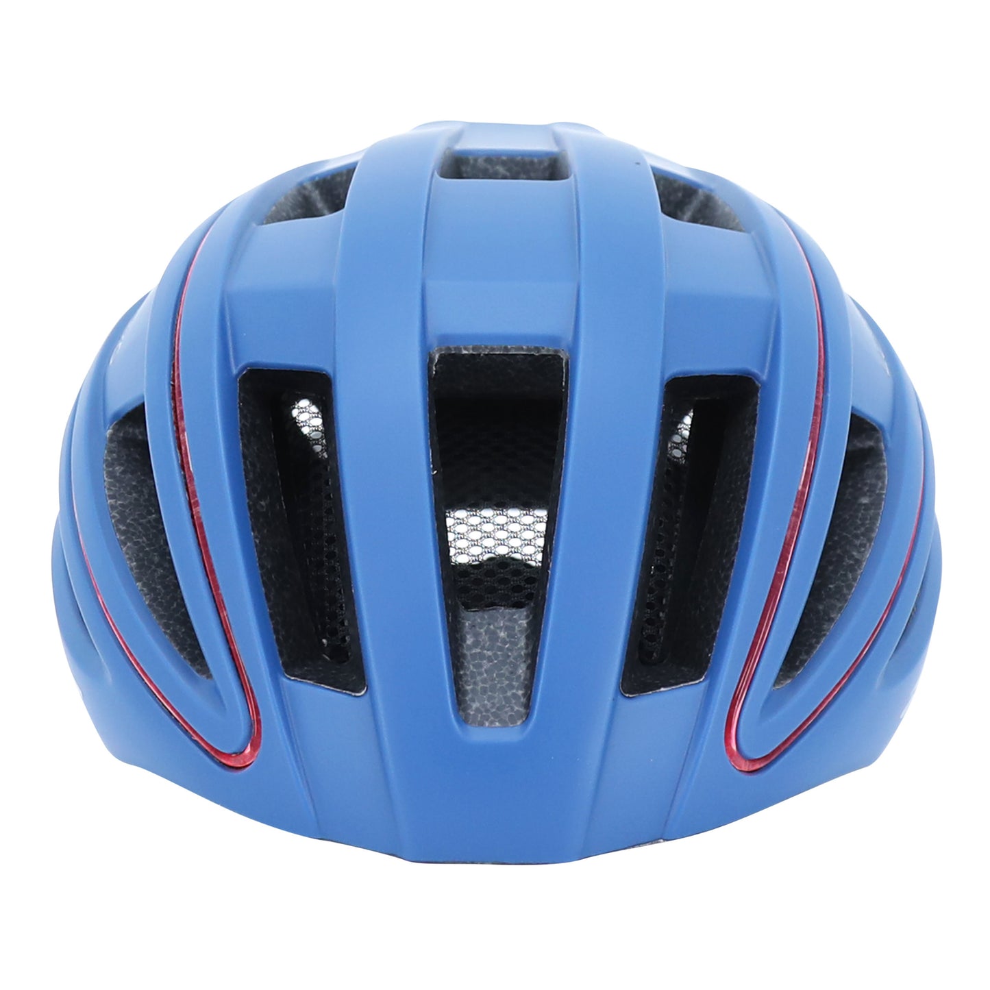 Gist Urban Luxo Adult Opaque Blue In-Mold Bike Helmet with 360° USB Lighting