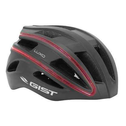 Casque vélo adulte Gist urbain luxo noir in-mold avec éclairage USB 360°