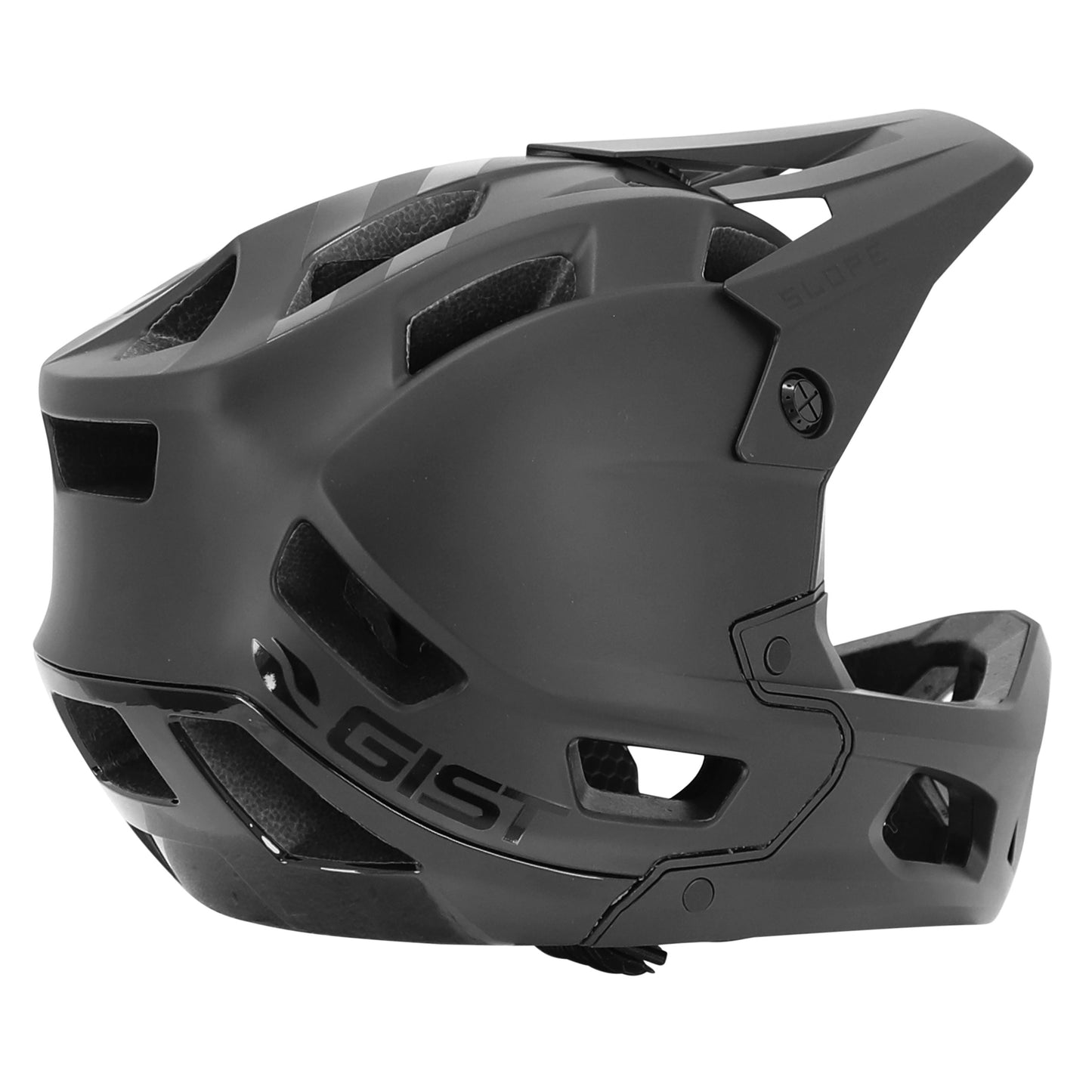 Casque vélo descente-enduro intégral Gist slope noir