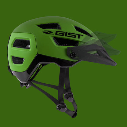 Gist Adult Mountain Bike Helmet green kop in-mold
