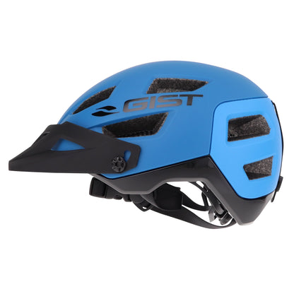 Casque vélo adulte Gist VTT kop bleu in-mold