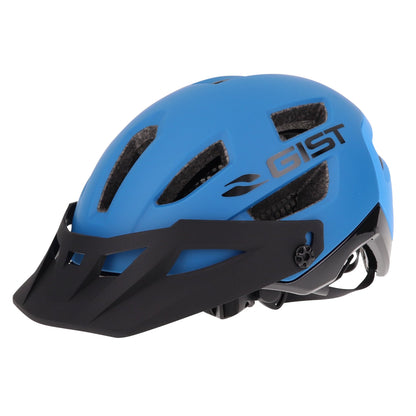 Casque vélo adulte Gist VTT kop bleu in-mold