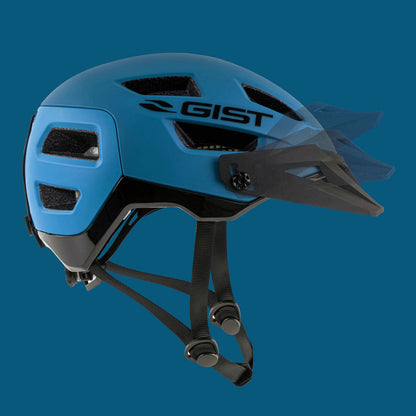 Casque vélo adulte Gist VTT kop bleu in-mold