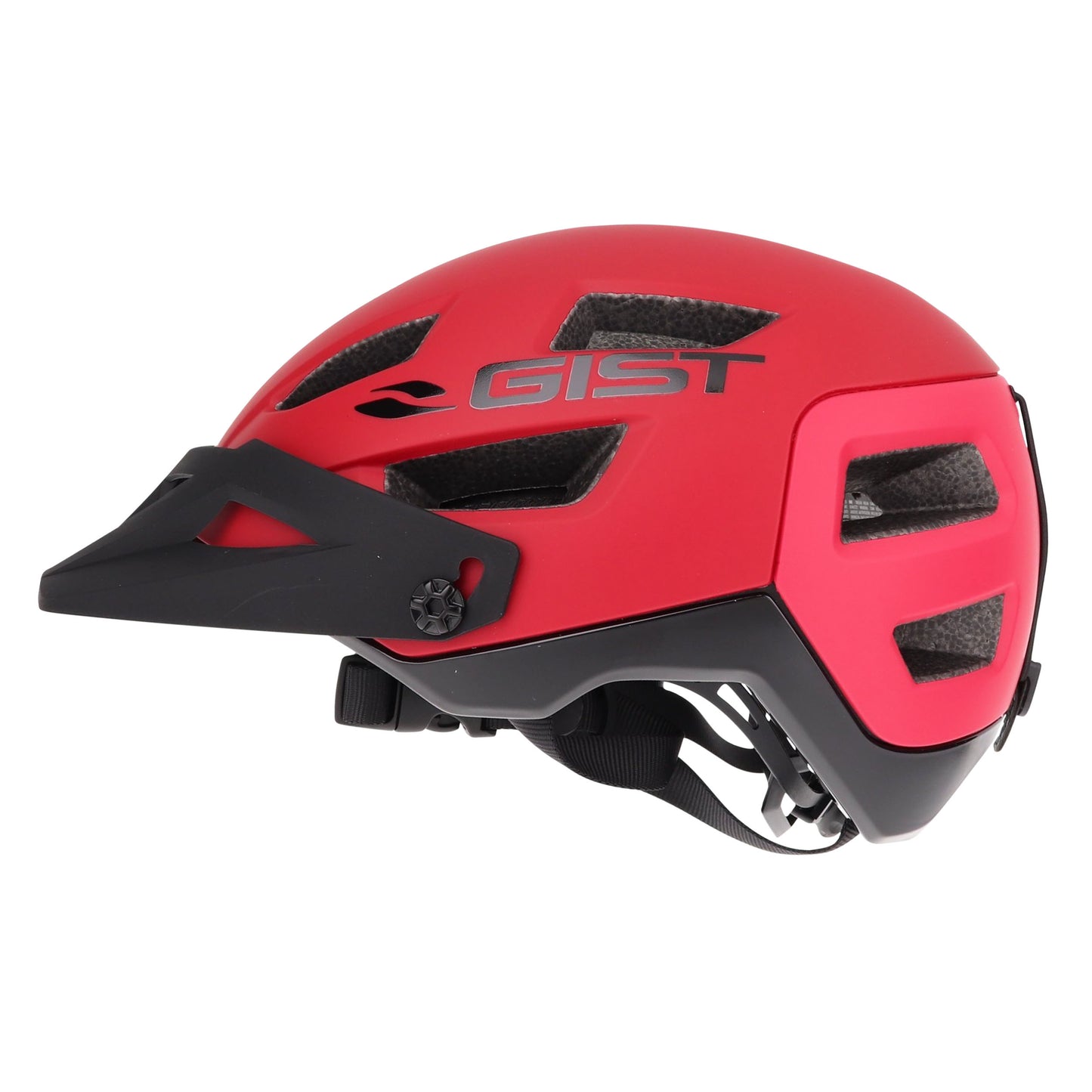 Casque vélo adulte Gist VTT kop rouge in-mold