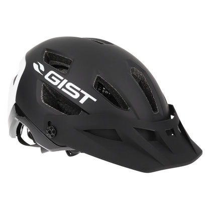 Gist MTB black rear white in-mold adult cycling helmet