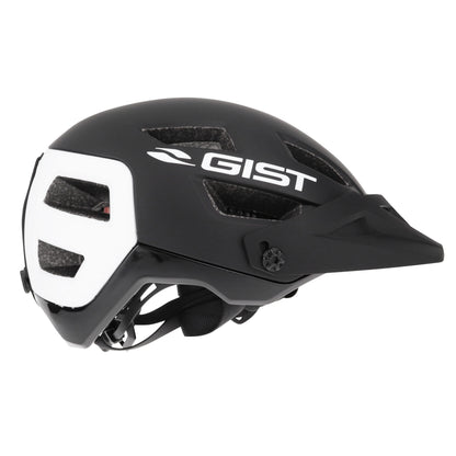Gist MTB black rear white in-mold adult cycling helmet
