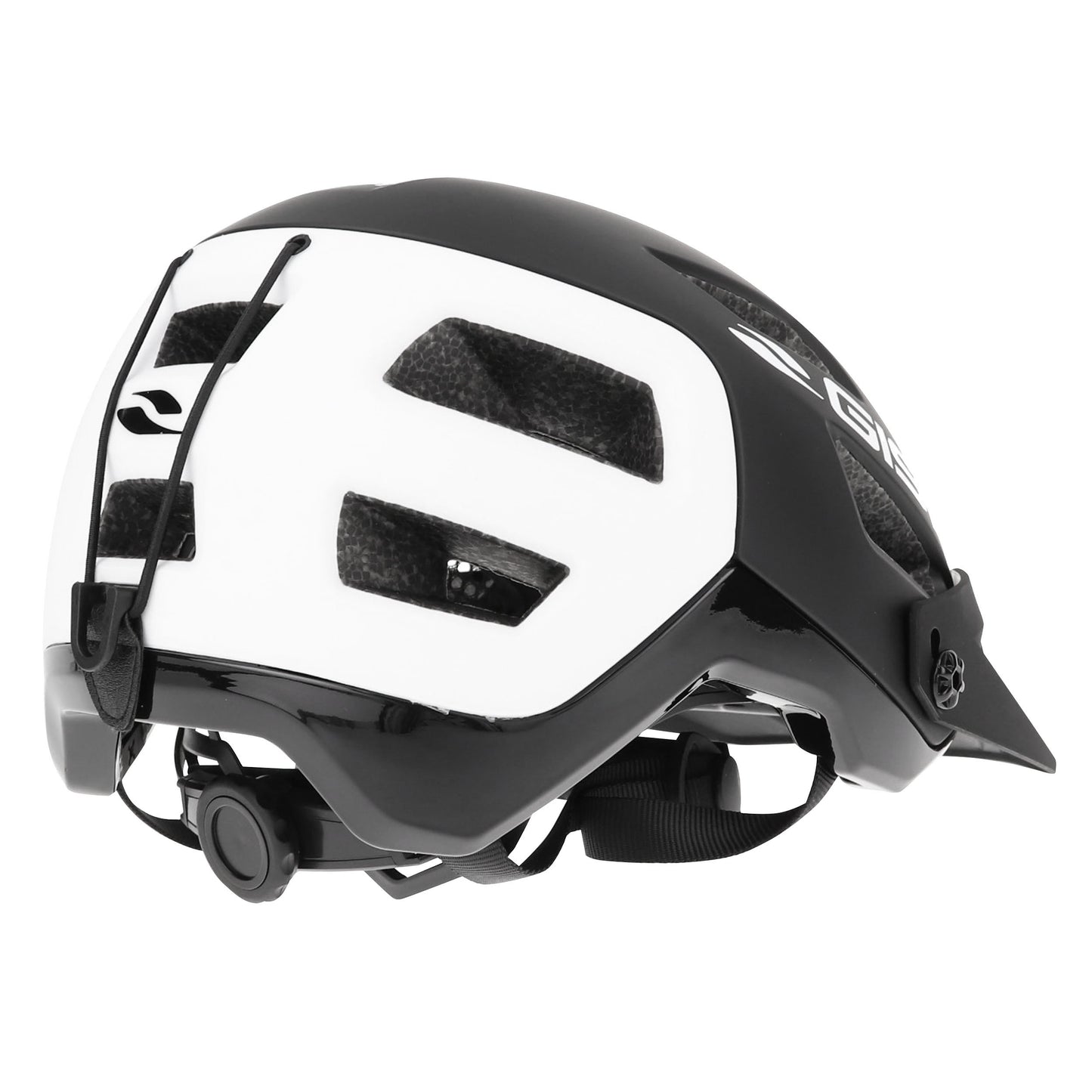 Gist MTB black rear white in-mold adult cycling helmet