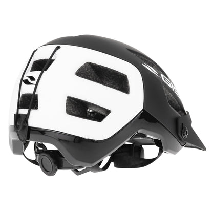 Gist MTB black rear white in-mold adult cycling helmet