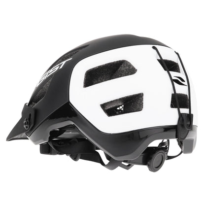 Gist MTB black rear white in-mold adult cycling helmet