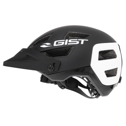 Gist MTB black rear white in-mold adult cycling helmet