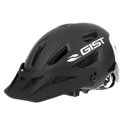 Gist MTB black rear white in-mold adult cycling helmet