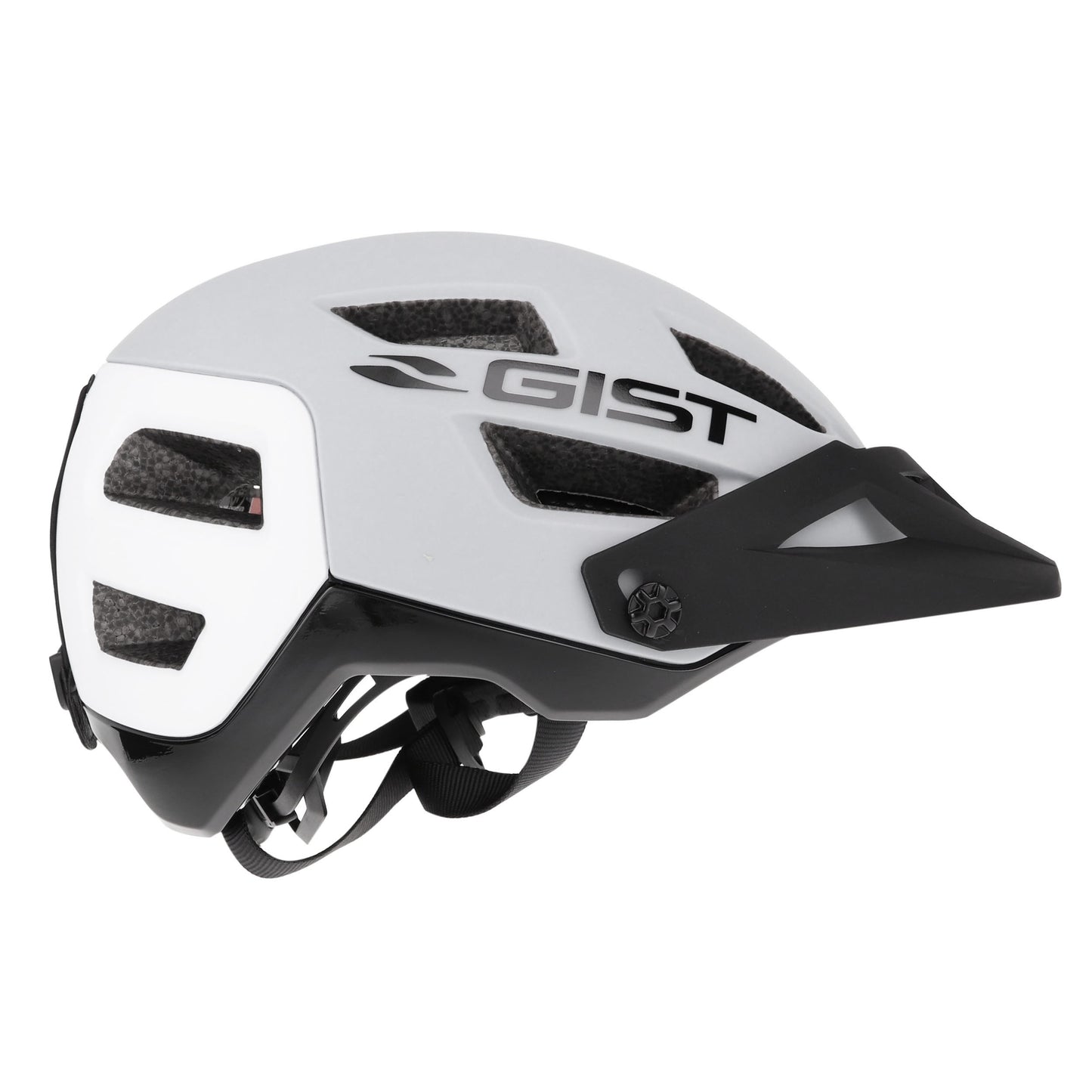 Casque vélo adulte Gist VTT kop gris clair in-mold
