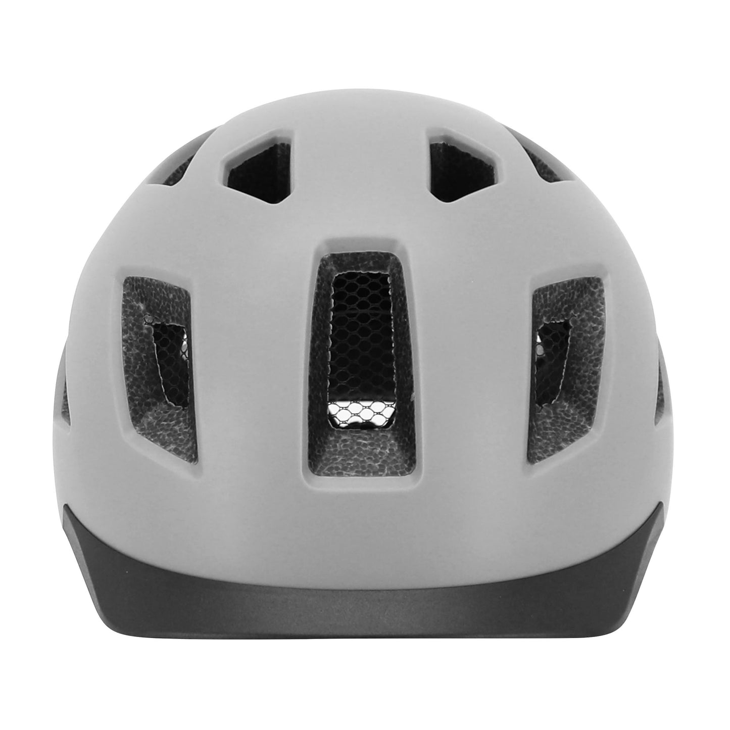 Adult Gist Urban Smart Grey In-Mold Bike Helmet with Rear Light