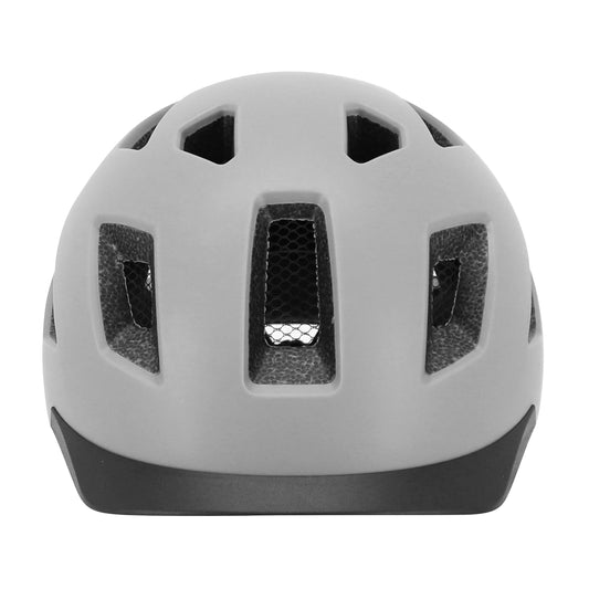 Adult Gist Urban Smart Grey In-Mold Bike Helmet with Rear Light