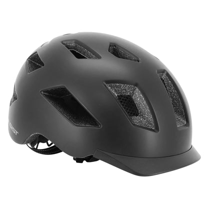 Casque vélo adulte Gist urbain smart noir in-mold avec éclairage arrière