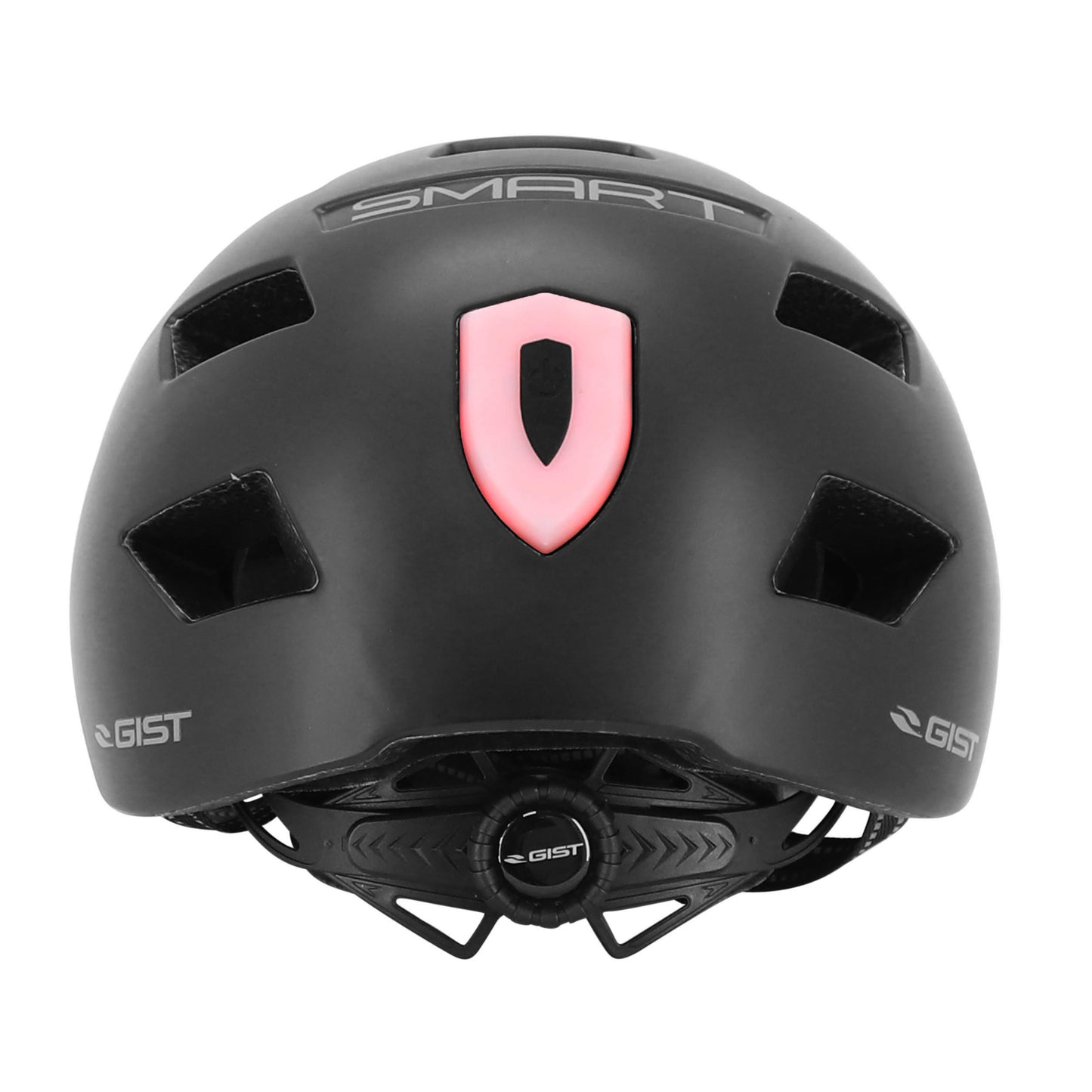 Casque vélo adulte Gist urbain smart noir in-mold avec éclairage arrière