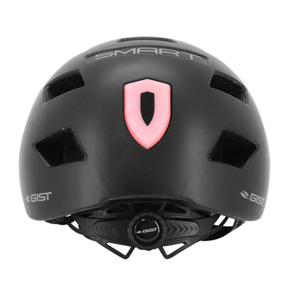 Casque vélo adulte Gist urbain smart noir in-mold avec éclairage arrière