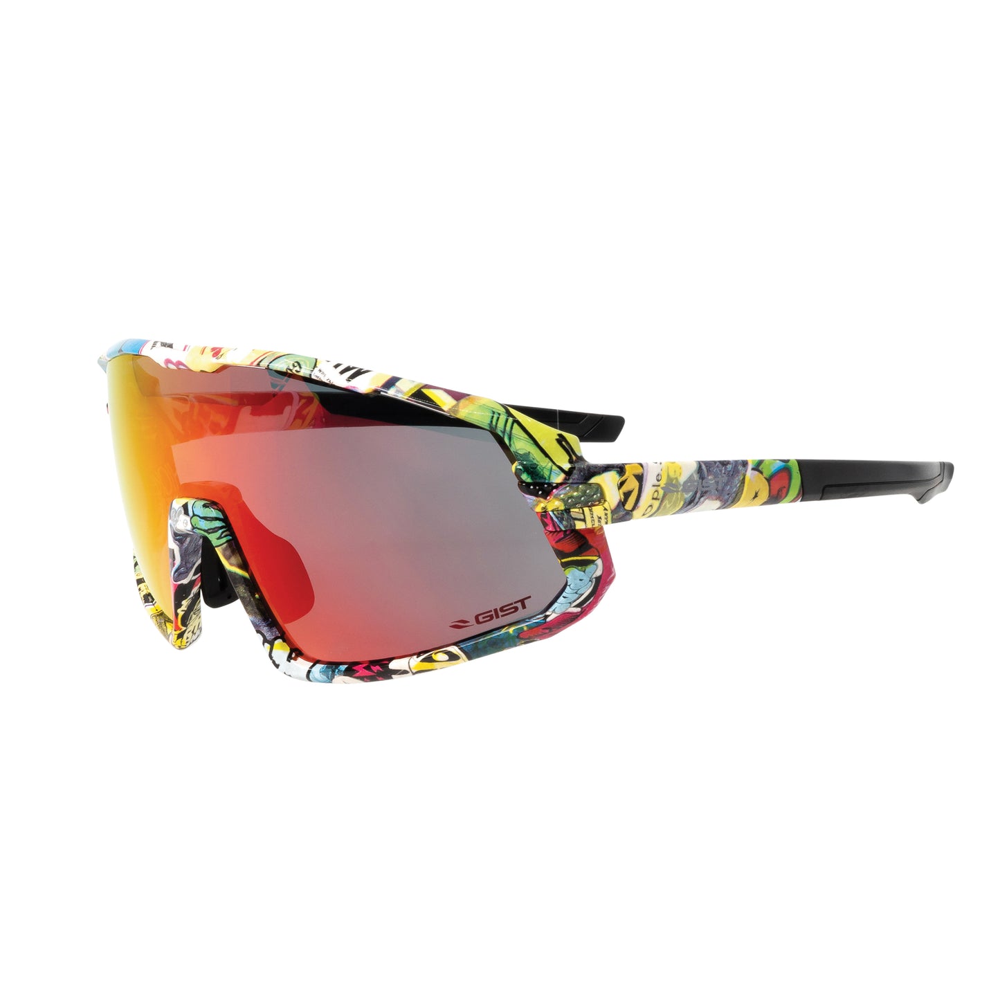 Lunettes vélo adulte Gist Next Pop jaune 3 verres