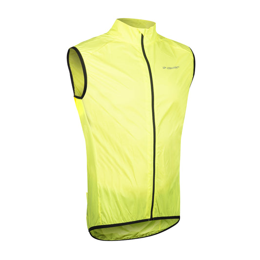 Gist Fluorescent Yellow Sleeveless Windproof Cycling Vest