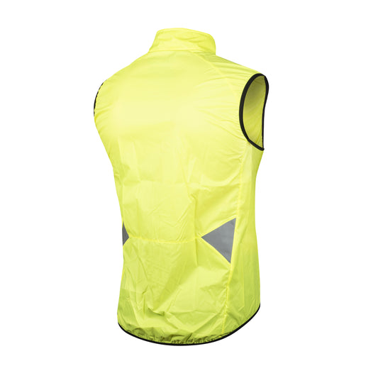 Gist Fluorescent Yellow Sleeveless Windproof Cycling Vest