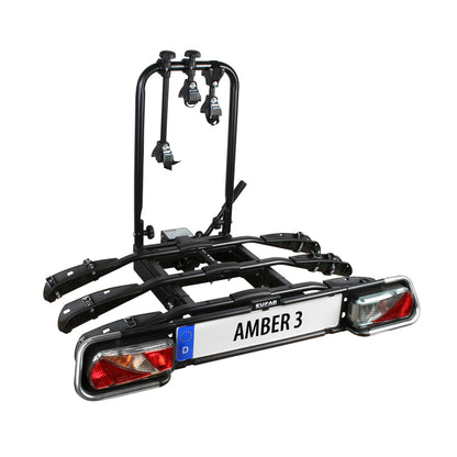 Eufab Amber 3-Bike Platform Tow Bar Bike Rack