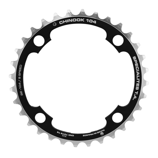 Plateau VTT TA Chinook 4 bras D104 32D milieu triple 8-9V