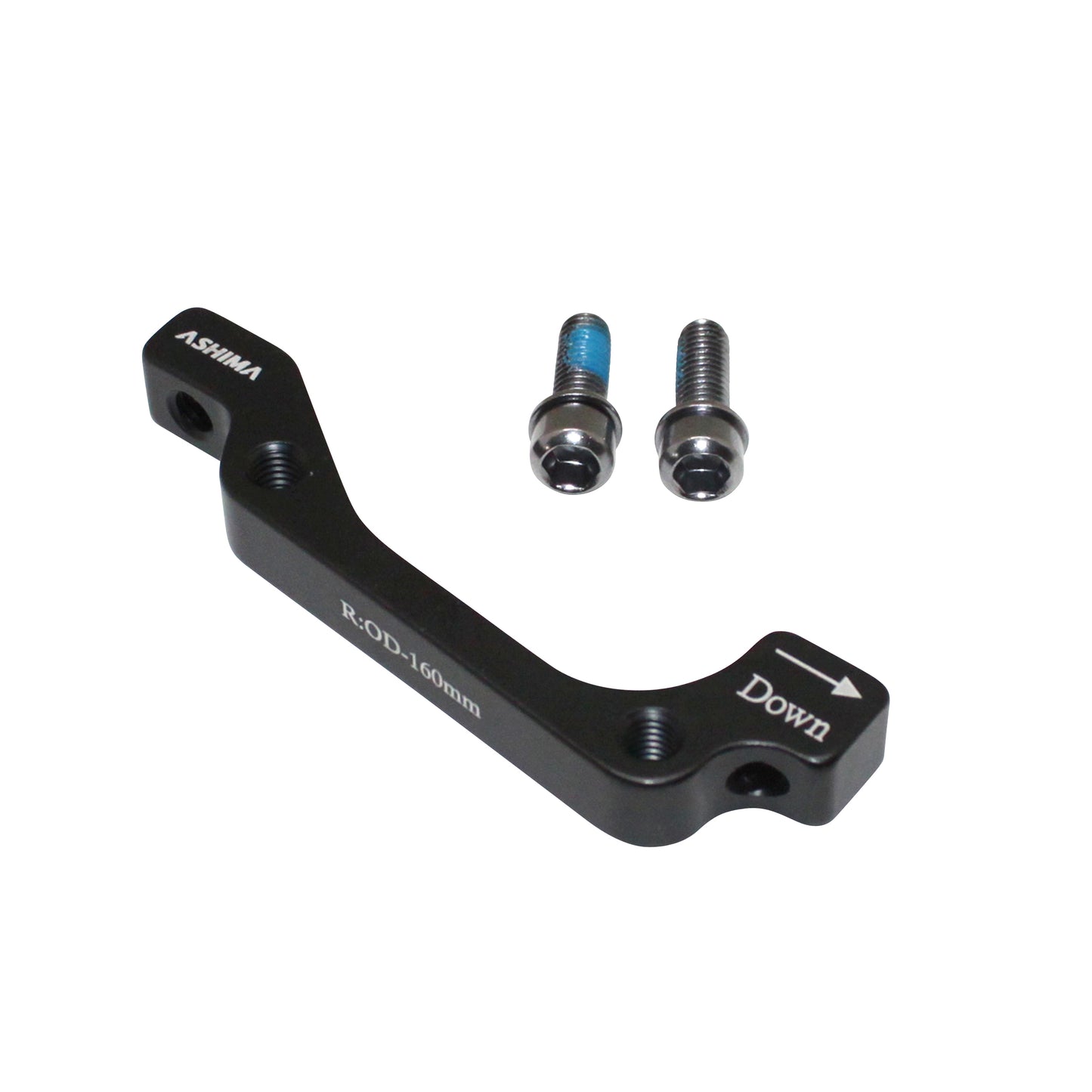 Adaptateur frein à disque VTT arrière Brakco disque 160mm étrier post-mount sur cadre international Noir