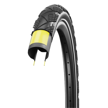 Pneu VTC - VAE Urbain 29 X 2.00 Schwalbe Marathon Efficiency Addix Noir TS (50-622) Renfort V-Guard flanc Reflex Homologué VAE e50