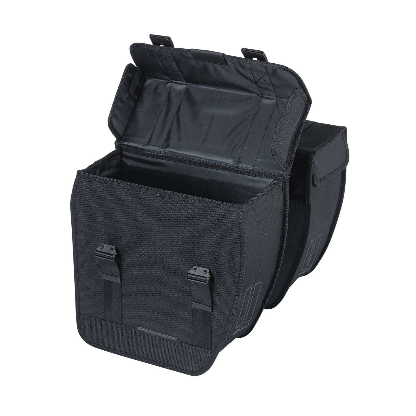 Basil Tour XL Double Pannier 35L Black 35x14x35cm Rack Mounted