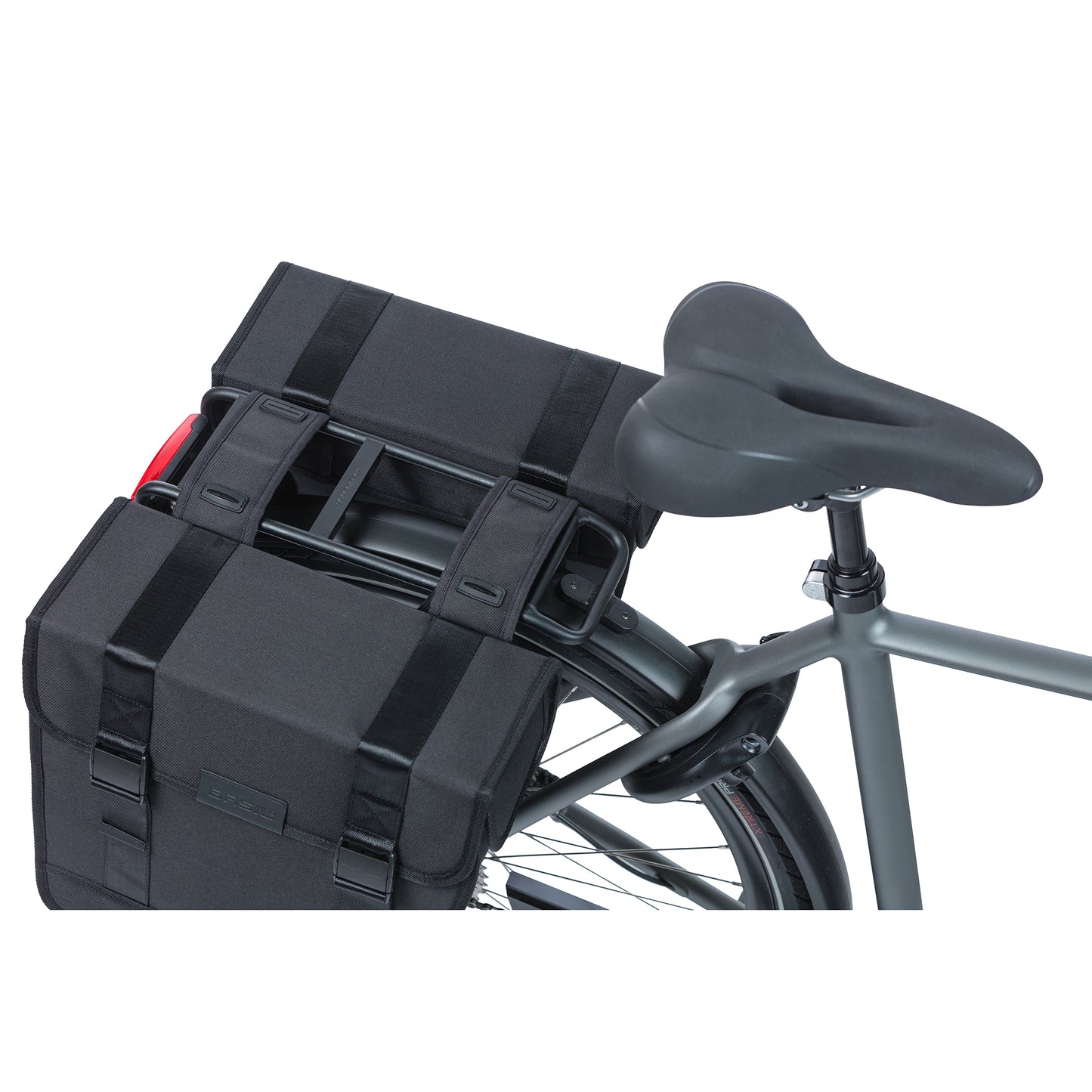 Basil Tour XL Double Pannier 35L Black 35x14x35cm Rack Mounted