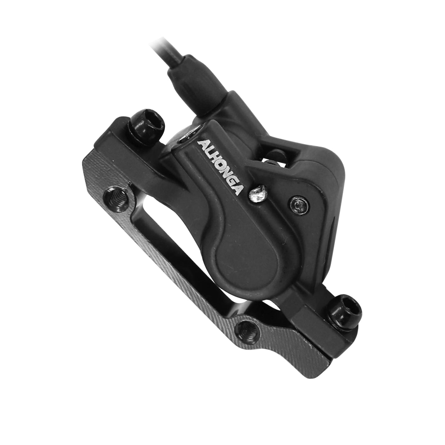 Alhonga hydraulic MTB disc brake black kit / 800mm front hose and 1500mm rear hose