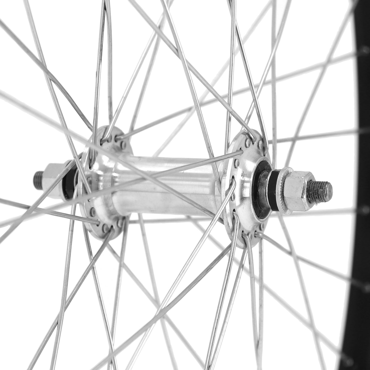 Roue VTT Velox patin 26" M110 avant axe plein