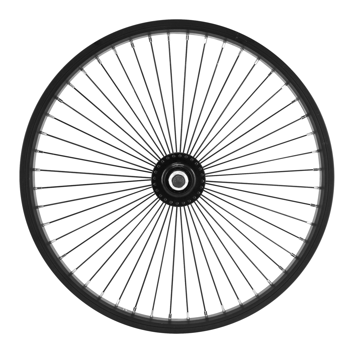 Roue BMX PCP 20" arrière noir moyeu flip-flop alu noir 48T axe plein